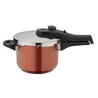 SCHNELLKOCHTOPF Metall, Branzefarben, D: 18cm - Bronzefarben, Basics, Metall (18cm) - GSW