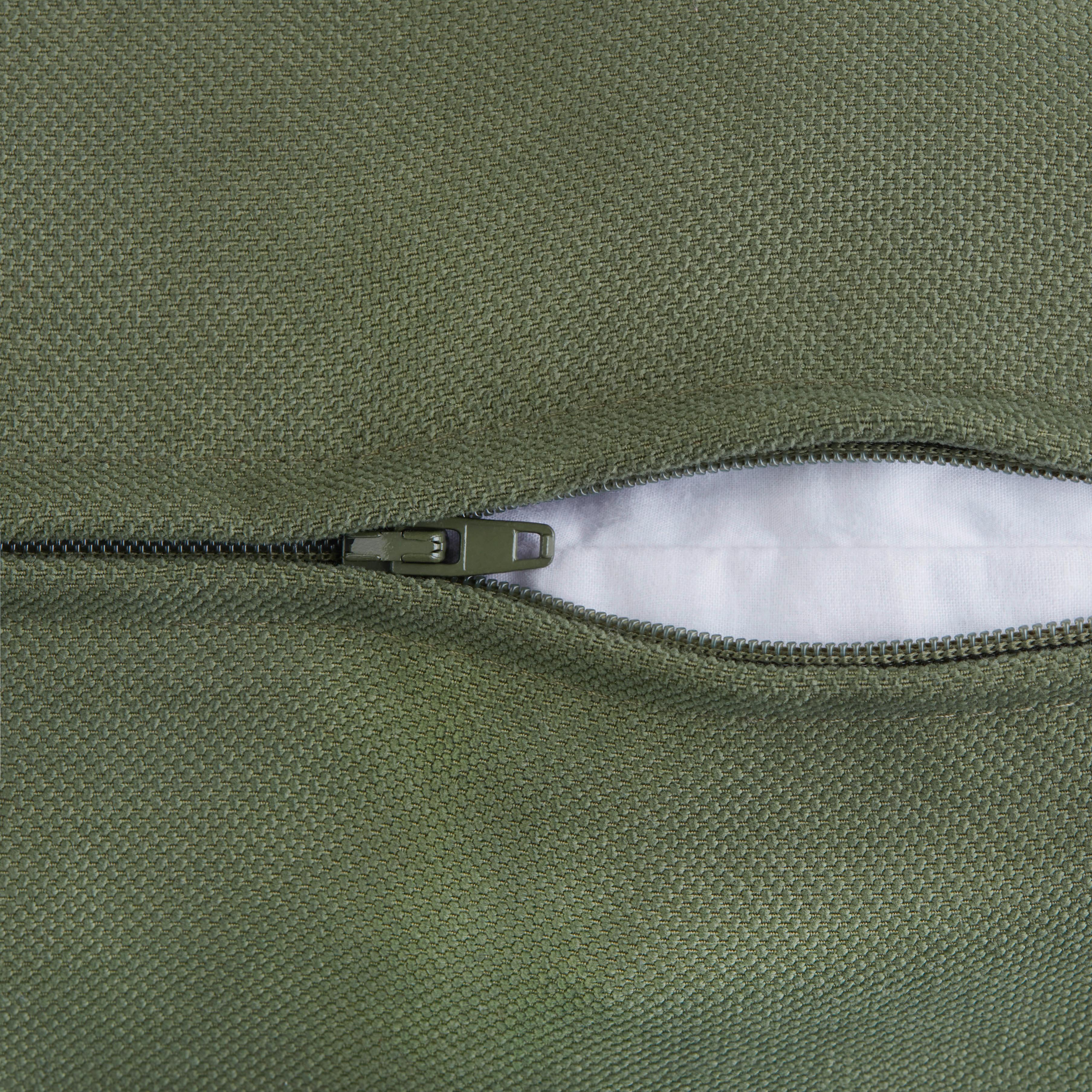 Dekoračný Vankúš Felix, 45/45cm, Tmavozelená - tmavozelená, Konvenčný, textil (45/45cm) - Modern Living