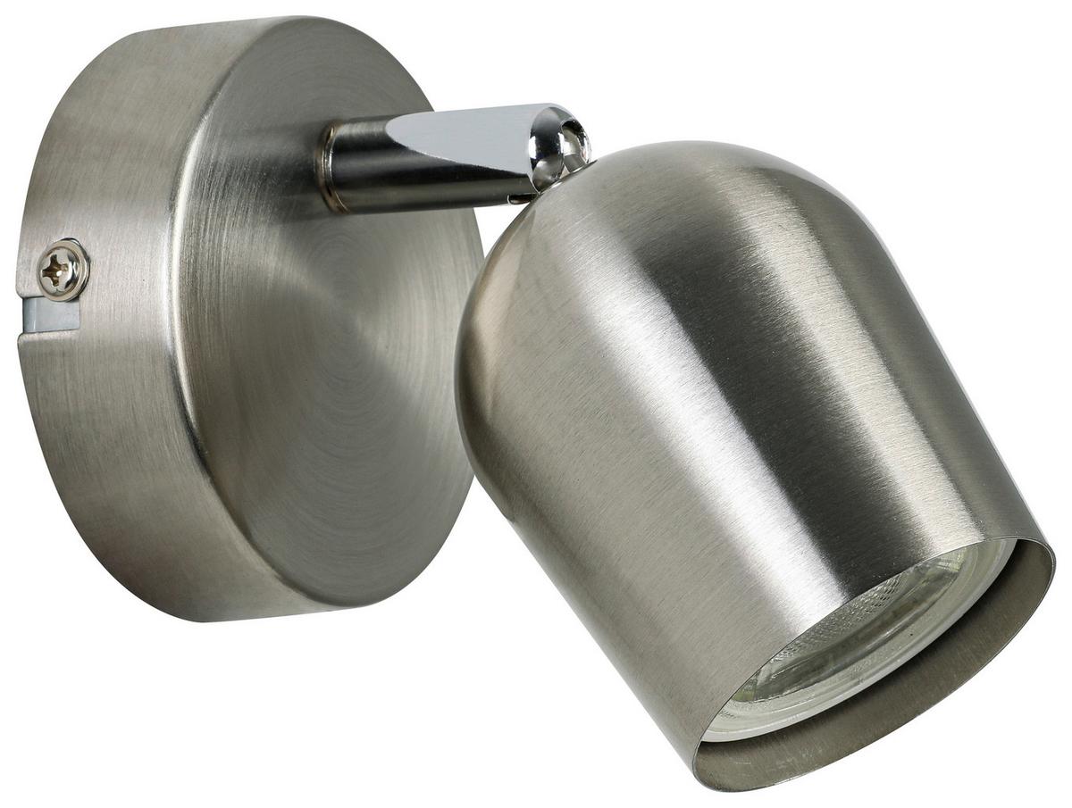 BODOVÉ SVÍTIDLO ERNESTINE - barvy chromu/barvy niklu, Romantický / Rustikální, kov/plast (14/8/7,5cm) - Mömax