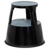 Tritthocker Tio-M II Schwarz - Schwarz, MODERN, Kunststoff/Metall (43/43/43cm) - MID.YOU