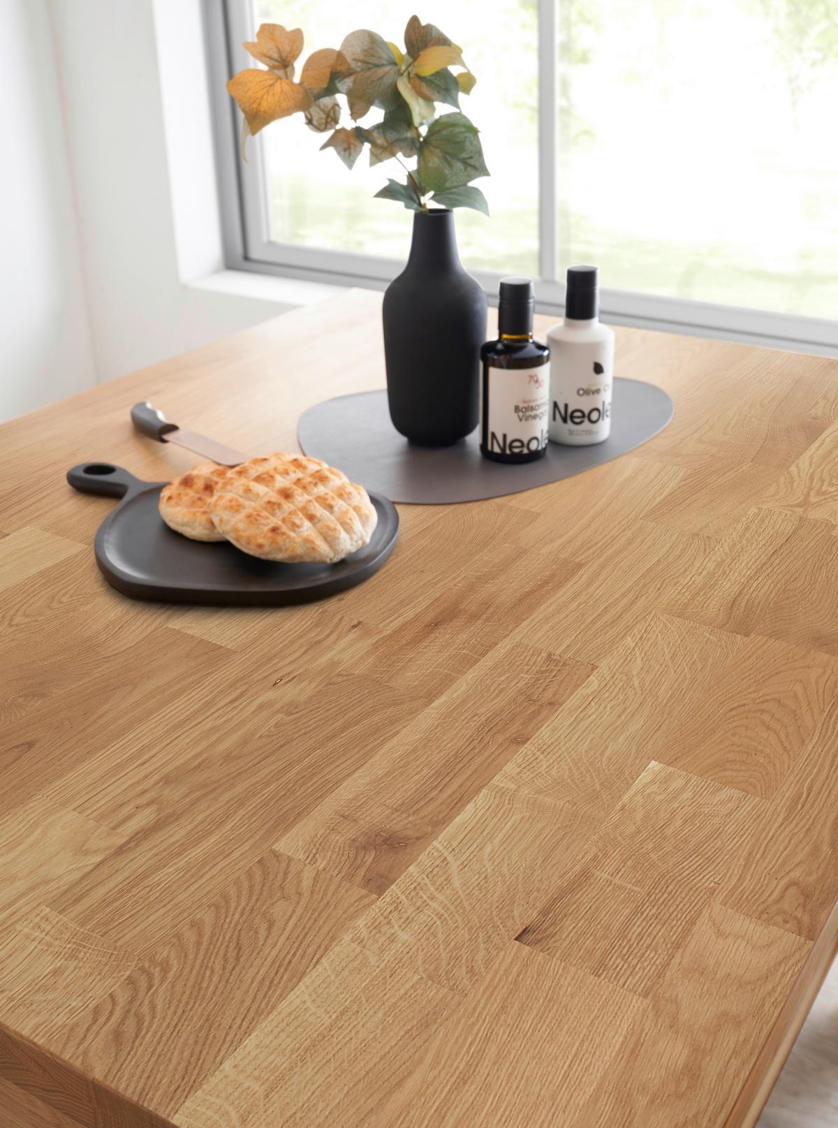 Kücheninsel Ponza Eiche Dekor B: 120 cm - Eichefarben, Basics, Holz (120/91/90cm) - MID.YOU