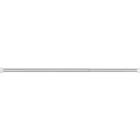 Duschvorhangstange Silber ausziehbar L: 125-220 cm - Silberfarben, Metall (125-220cmcm)