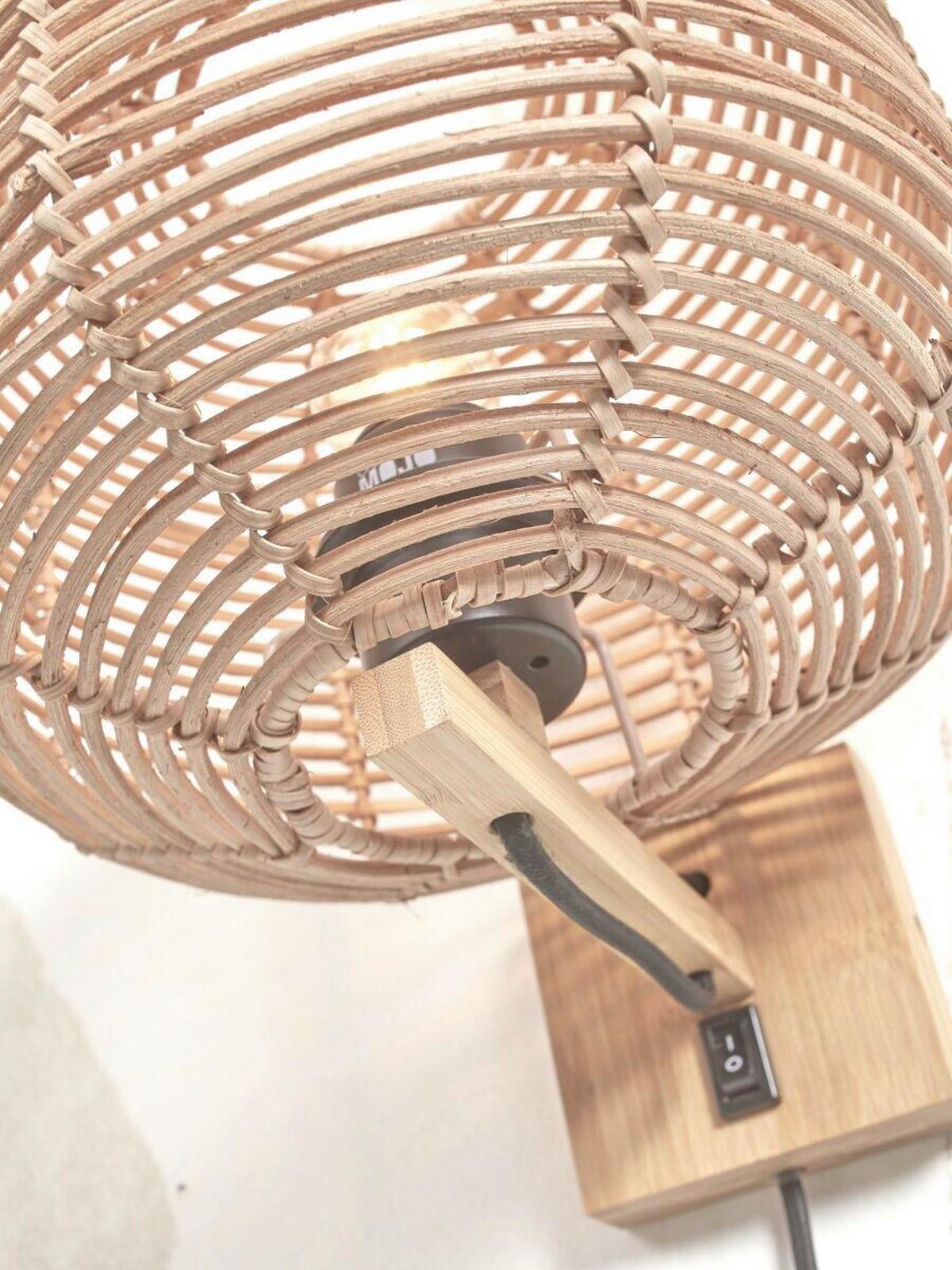 Wandleuchte Tanami/W/2520/N - Naturfarben, Trend (25/30/25cm) - Good & Mojo