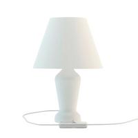 Tischleuchte 4110412 Mona - Weiß - Weiß, KONVENTIONELL, Holz (18/28cm)