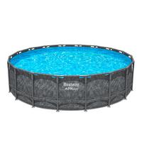 Pool Leonie - Blau/Dunkelgrau, KONVENTIONELL, Kunststoff/Metall (549/132cm) - Bestway