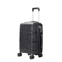 Reisekoffer Luna -M - Anthrazit, Basics, Kunststoff/Textil (64,5/44,5/28,5cm) - James Wood