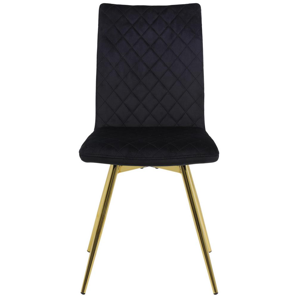 Stuhl Selena S in Schwarz/Gold
