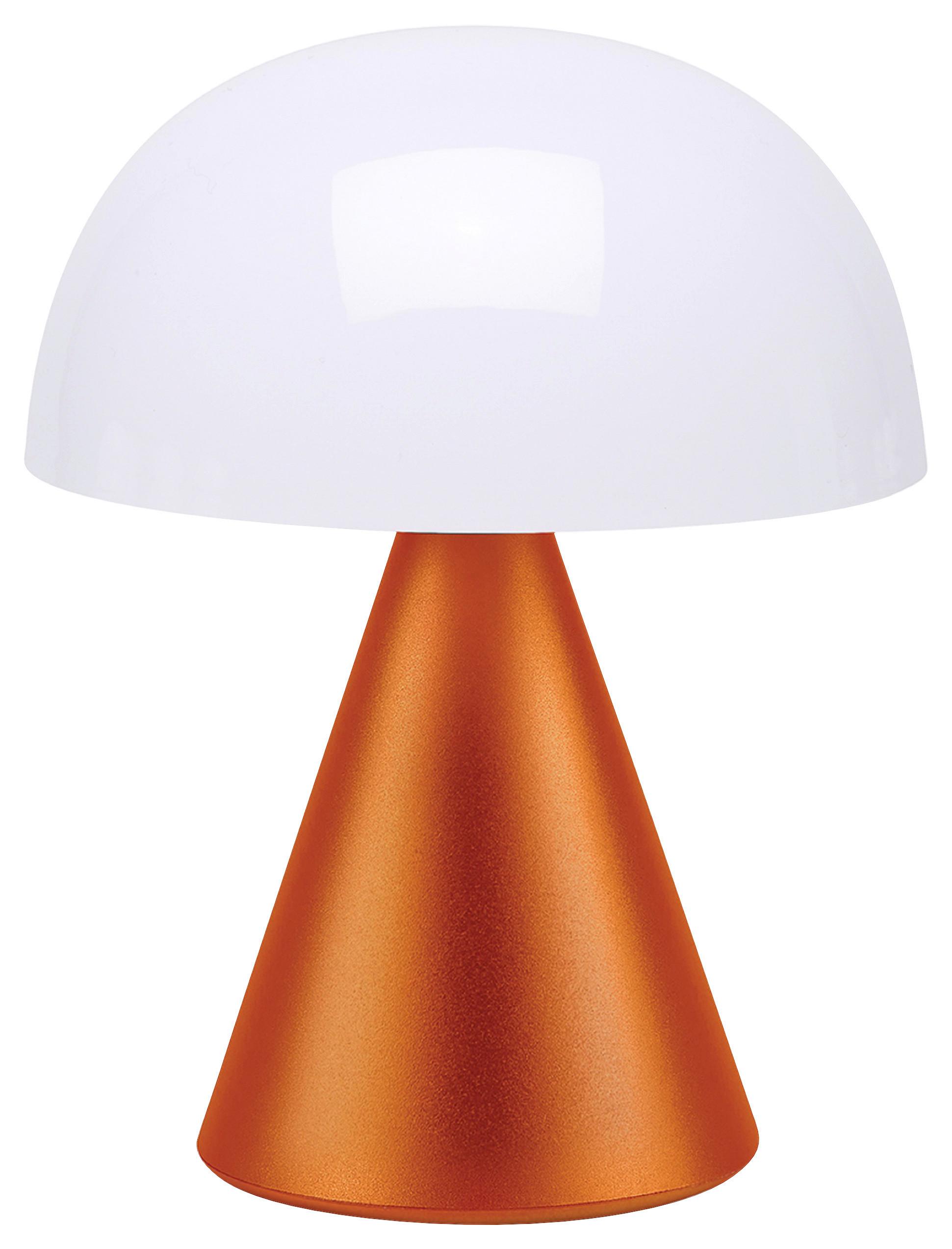 Akku-tischleuchte Lexon Mina L - Orange, Design, Kunststoff/Metall (14/17/14cm)