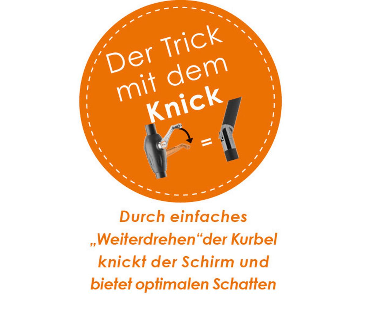 Sonnenschirm Orlando BxHxT: 270x250x270 Naturfarben - Anthrazit/Naturfarben, Basics, Textil/Metall (270/250/270cm) - Schneider