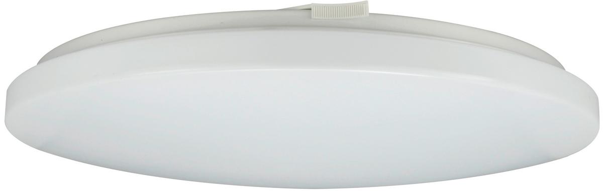 Led-deckenleuchte Ø 33 Cm, Mit Farbtemperaturwechsler - Weiß, Basics, Kunststoff/Metall (33/5,7cm)