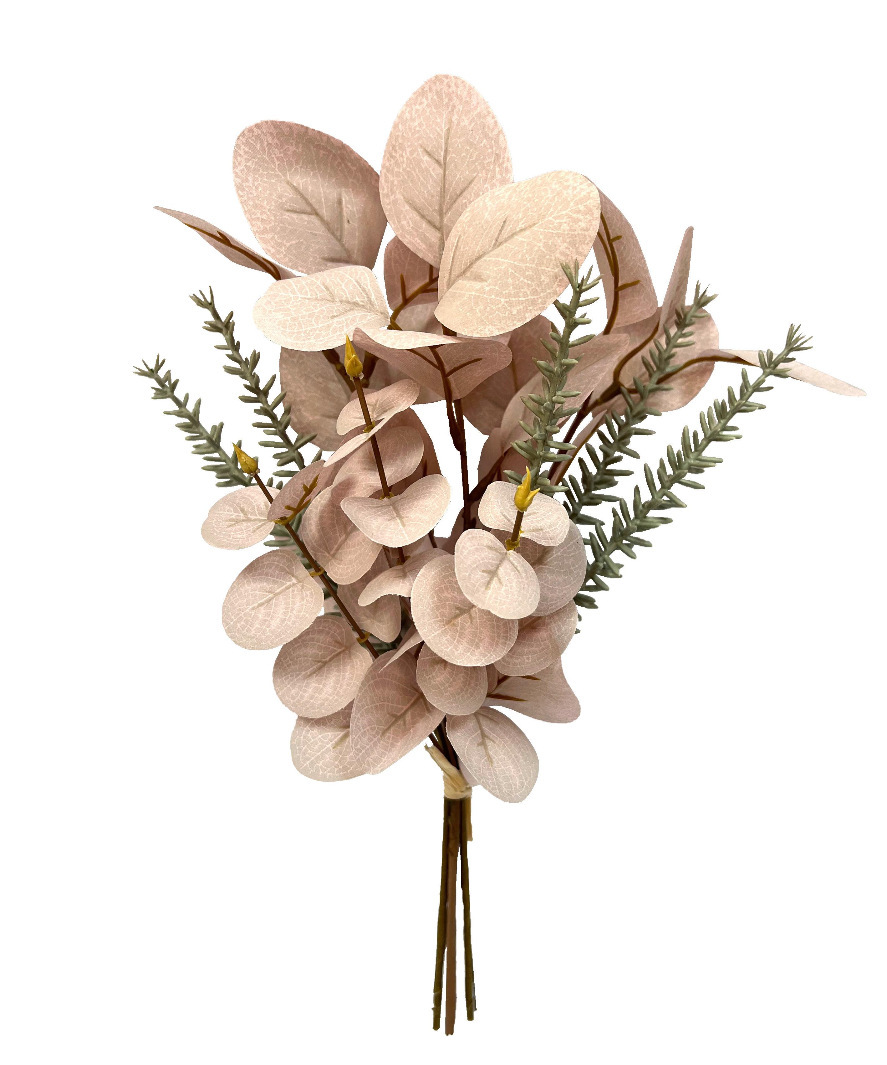 Eukalyptus/Rosmarinbusch 30 cm - Dunkelgrün/Grün, Basics, Kunststoff (30cm)