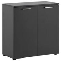 Aktenschrank Serie Anthrazit B: 80,2 cm - Anthrazit, KONVENTIONELL, Holzwerkstoff (80,2/84,2/41cm) - MID.YOU