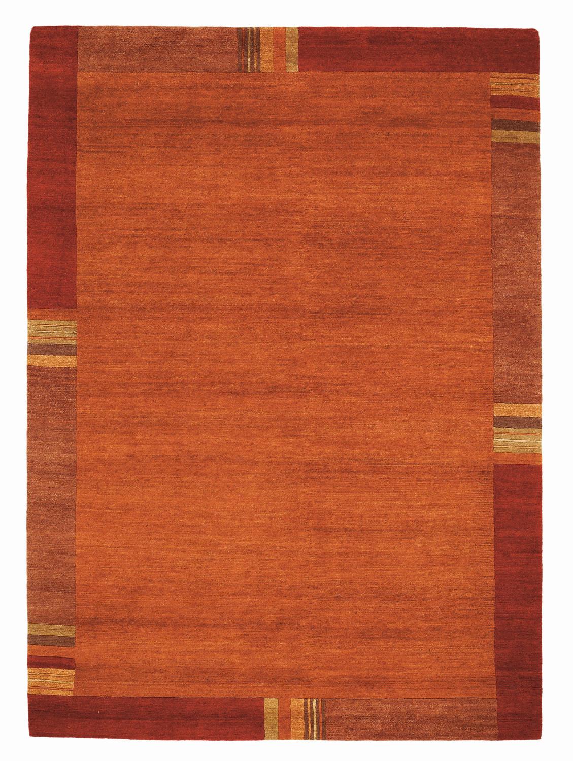 Orientalischer Webteppich Kastanienfarben 160x90 cm - Kastanienfarben, Basics, Textil (90/160cm) - Cazaris