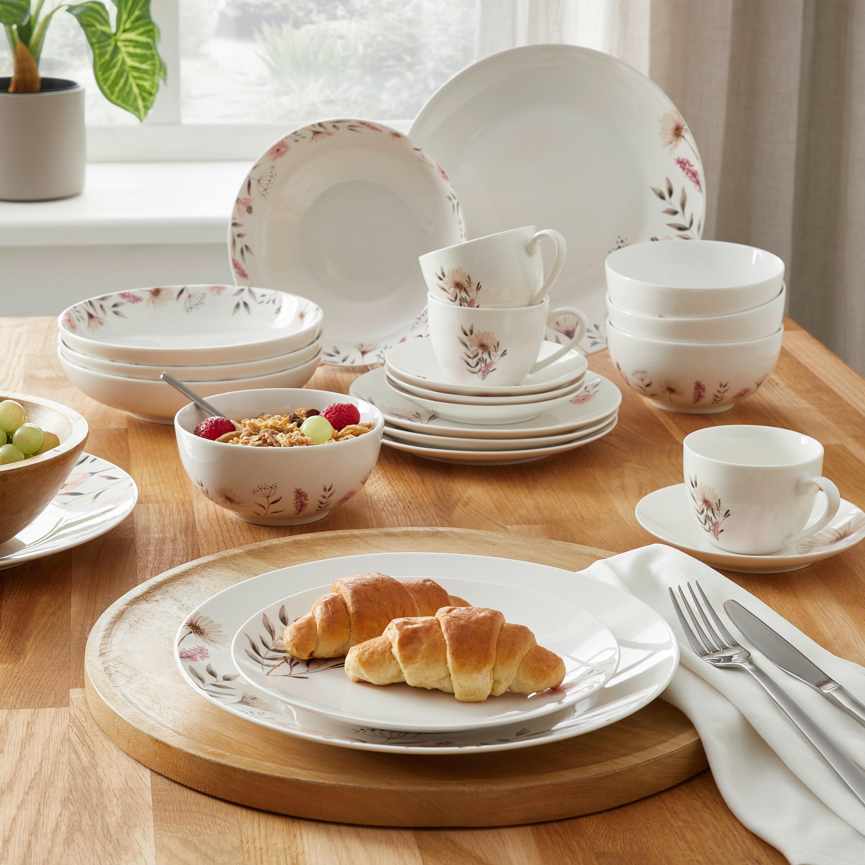 Talíř jídelní Amelie, Ø: 27cm - vícebarevná, Romantický / Rustikální, keramika (27cm) - Mömax