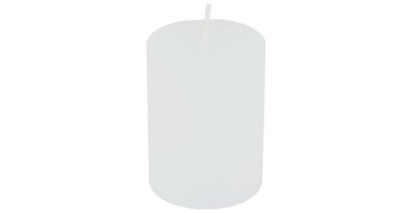 Stumpenkerze Saphira Weiß D/H: 6,8/9 cm - Basics (6,8/9cm) - Ondega