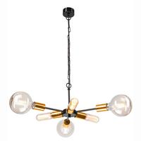 Hängeleuchte 42770 Starla - Goldfarben, Design (74/34/74cm)