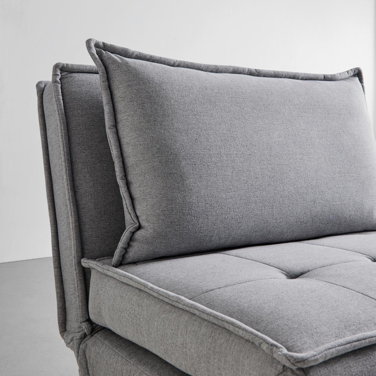 Rozkladacie kreslo LAYLA, tmavosivá - prírodná farba/tmavosivá, Modern, drevo/textil (104/92/84cm) - P & B