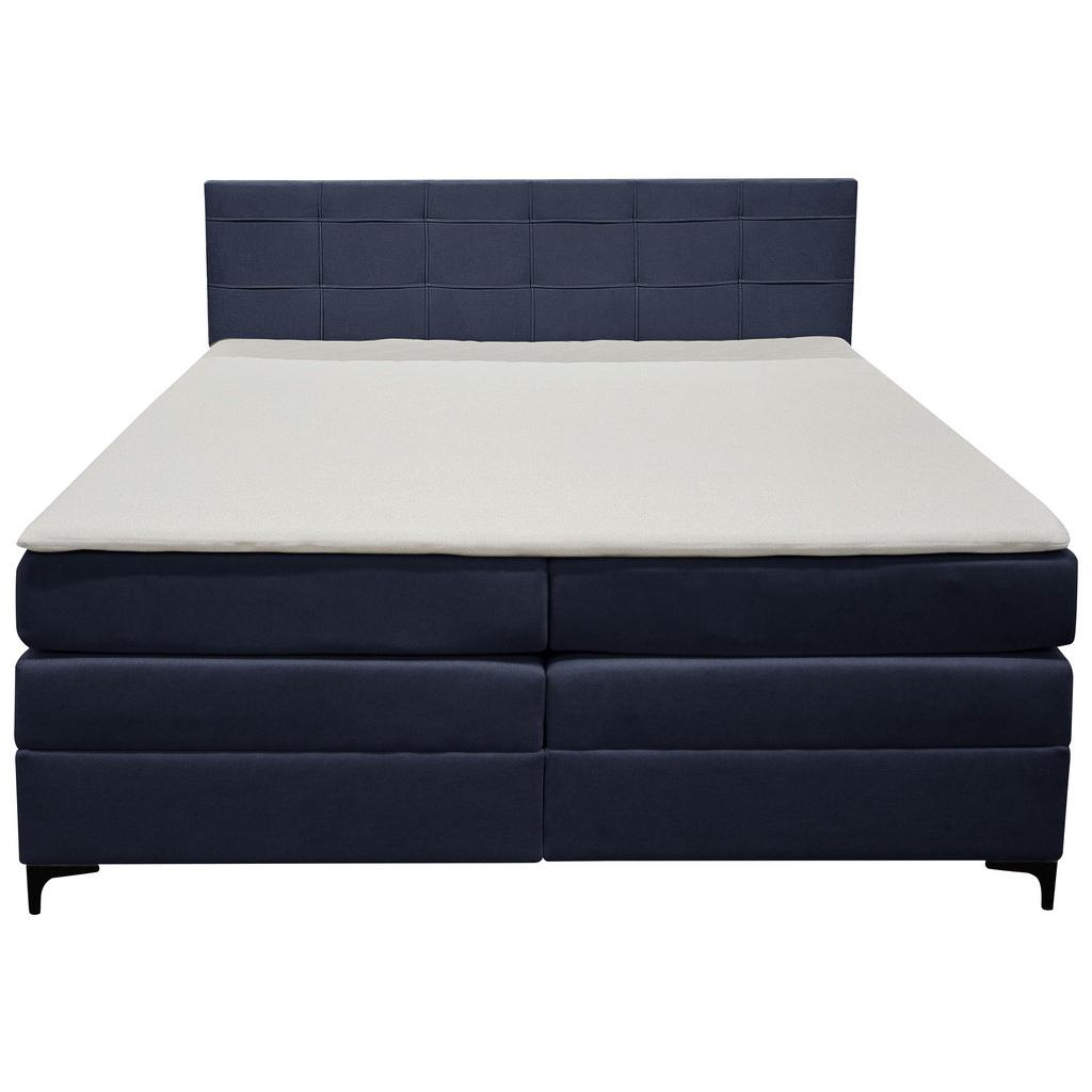 Boxspringbett Mitto Dunkelblau 140x200 Cm