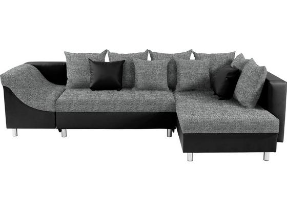 Sedací Souprava Linda - černá/tmavě šedá, Moderní (270/174cm) Sedací Souprava Linda - černá/tmavě šedá, Moderní (270/174cm)