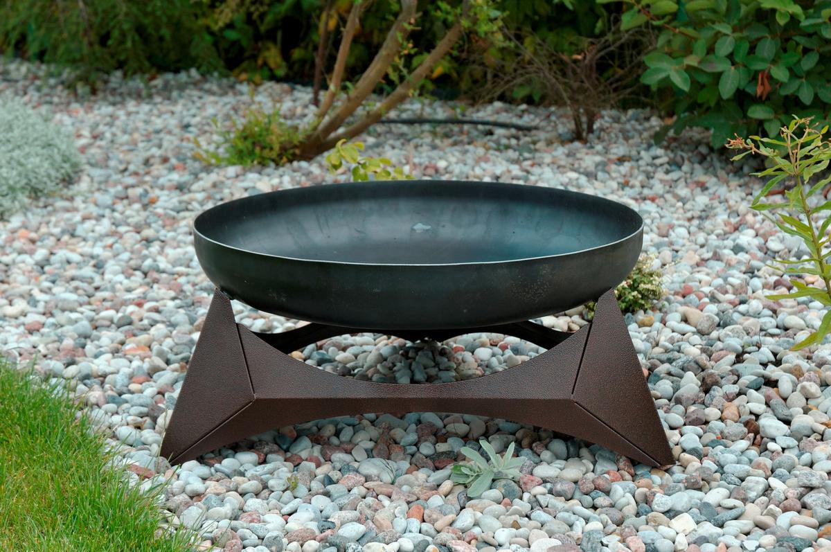 Feuerschale Arka M Kupfer - Rostfarben/Kupferfarben, Basics, Metall (45/45/25cm)