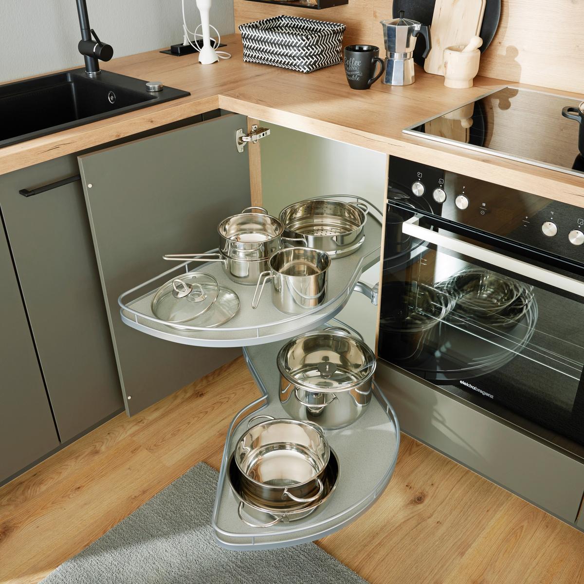 Einbauküche Riga/eastbourne Frei Planbar Klassisch - Creme, MODERN, Holzwerkstoff - Vertico