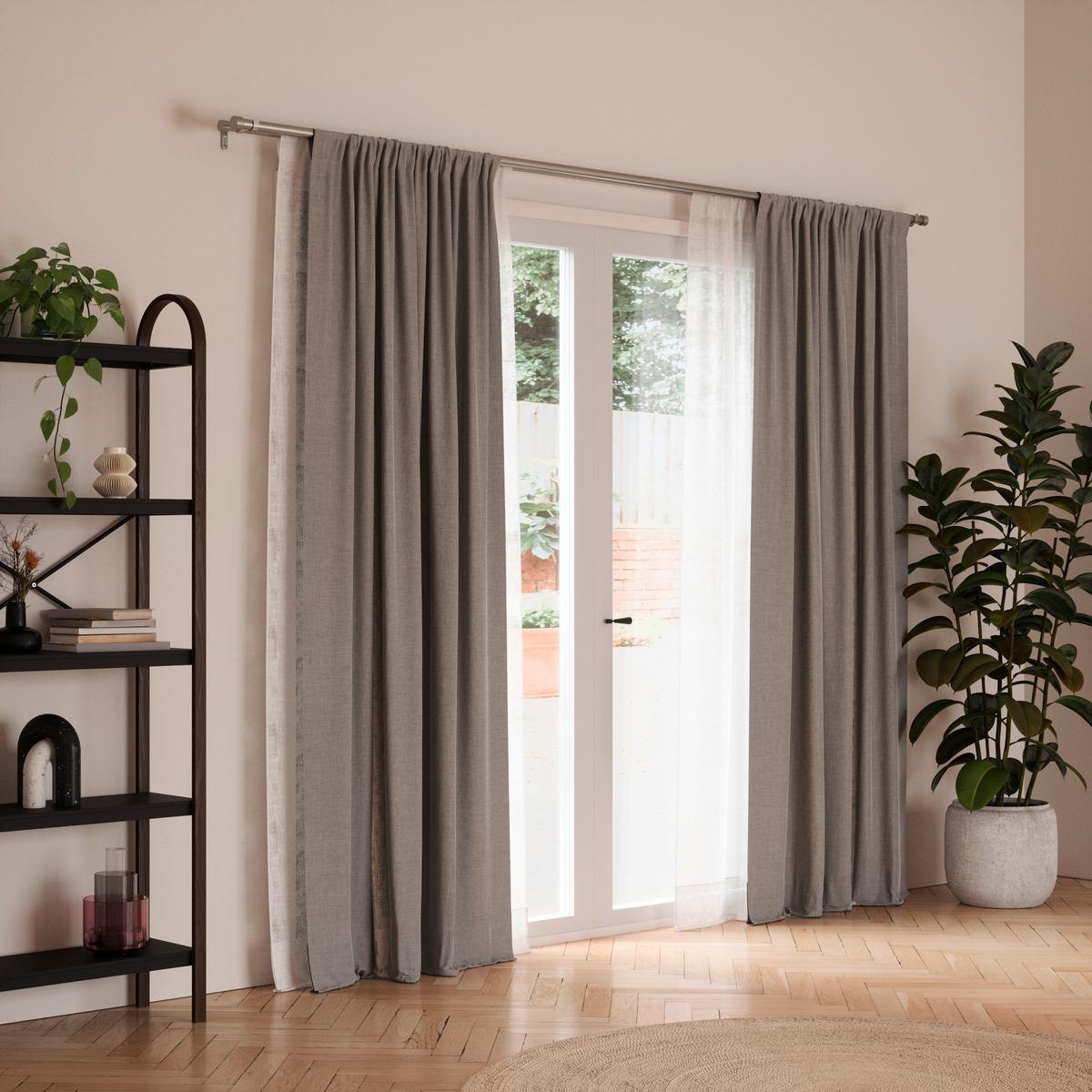 ZÁVESOVÁ TYČ CAPPA - niklová, Konventionell, kov/plast (305cm) - Umbra