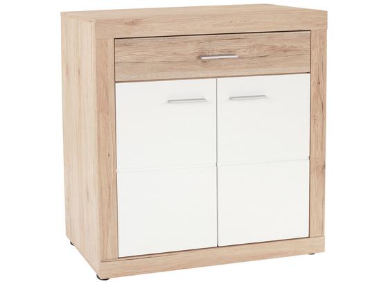 Komód Malta - Tölgyfa/Fehér, modern, Faalapú anyag (95/98,7/36cm) Komód Malta - Tölgyfa/Fehér, modern, Faalapú anyag (95/98,7/36cm)