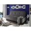 Schlafsofa Delia B: ca. 206 cm - Dunkelgrau/Schwarz, MODERN, Holzwerkstoff/Textil (206/95/95cm) - Carryhome Schlafsofa Delia B: ca. 206 cm - Dunkelgrau/Schwarz, MODERN, Holzwerkstoff/Textil (206/95/95cm) - Carryhome