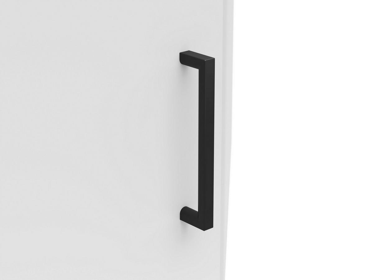 Nástavec na skříň MULTISTAURAUM š: 101 cm - bílá/černá, Moderní, kompozitní dřevo/plast (71,5/71,5cm)