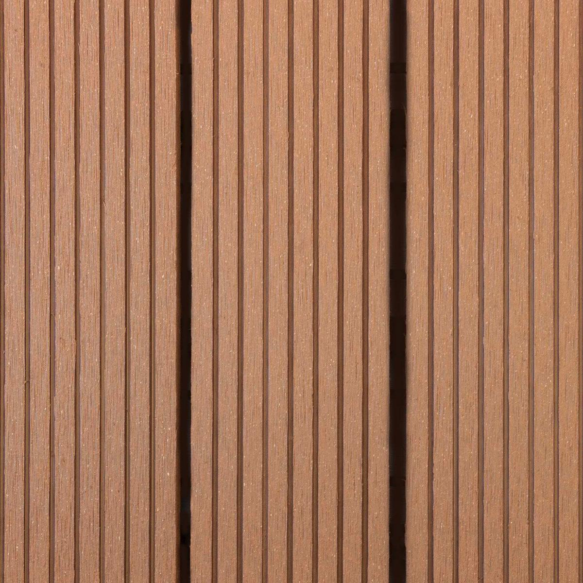 Terrassenfliese Wpc Royal Hellbraun - Hellbraun, Design, Holzwerkstoff (30/30cm) - Ambia Garden