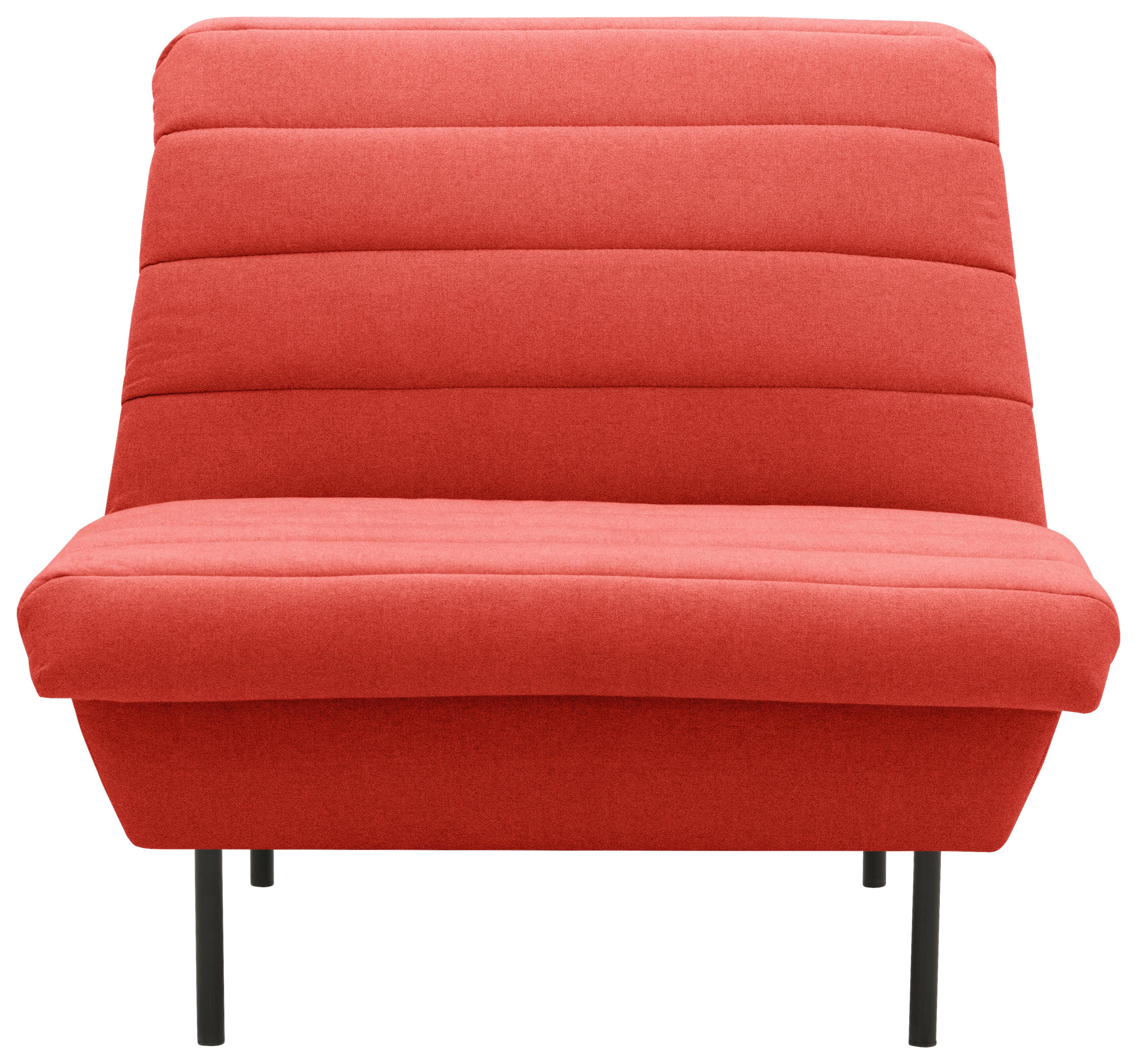 Sessel Looks Ix - Schwarz/Orange, Design, Textil (92/92/103cm) - LOOKS by W.Joop