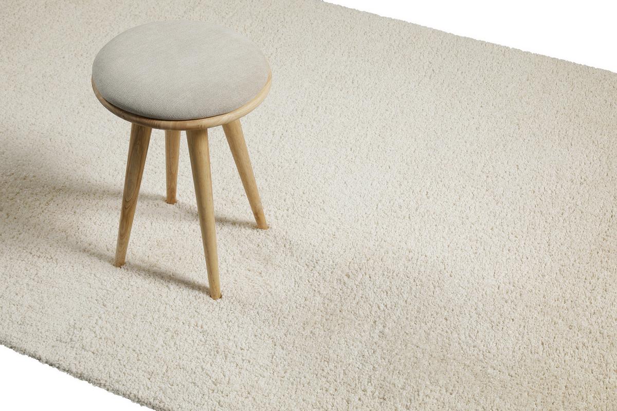 Hochflorteppich Studio Zero - Beige, Design, Textil (133/200cm) - WECON HOME