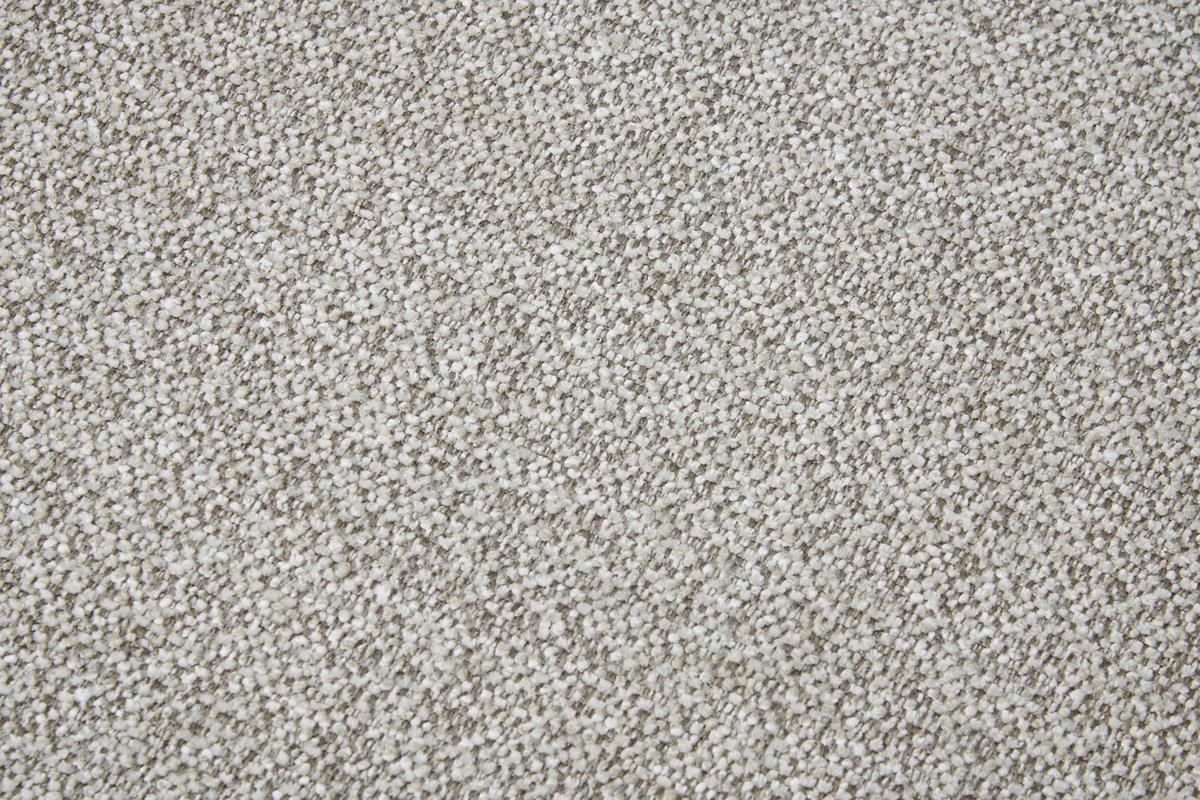 Armlehnstuhl Siglinde Webstoff Hellgrau 360° drehbar - Hellgrau/Schwarz, MODERN, Textil/Metall (61/87/62cm) - MID.YOU