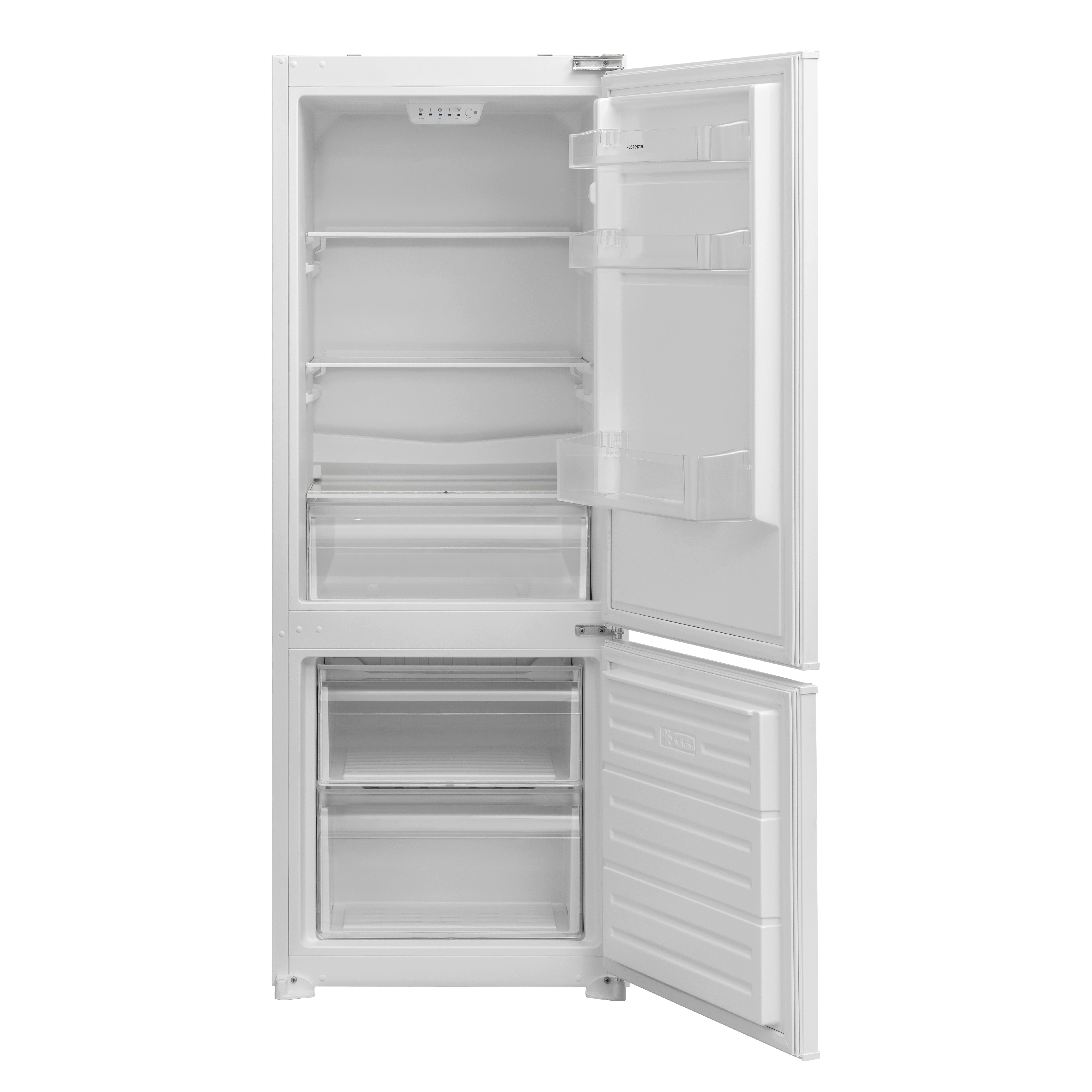 Kühlschrank Respekta Esko - Weiß, Trend, Glas/Kunststoff (54/144/54cm) - Respekta