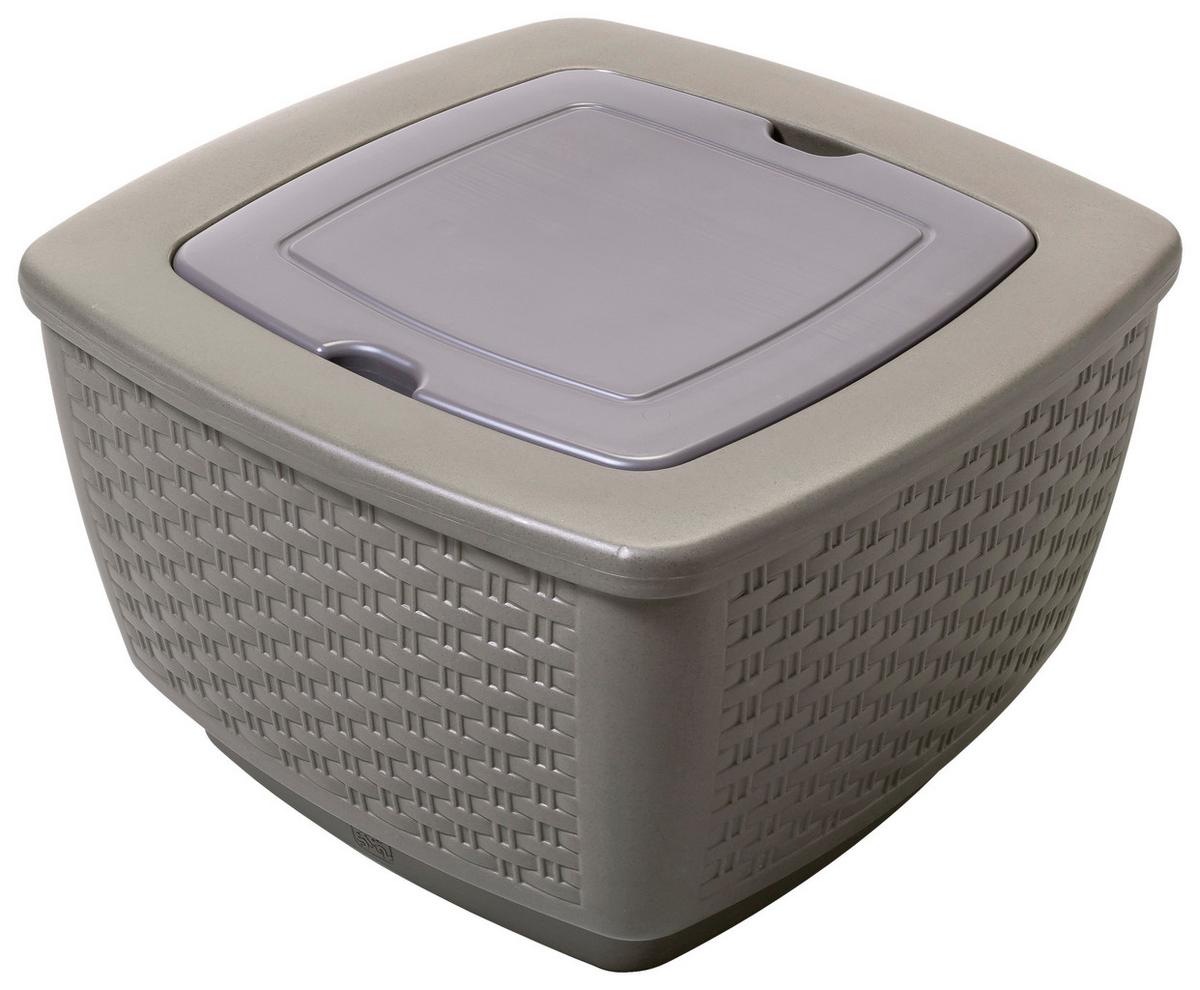 Kühlbox 518399 - Grau, KONVENTIONELL, Kunststoff (73,7/45,7/78,7cm) - Ambia Garden