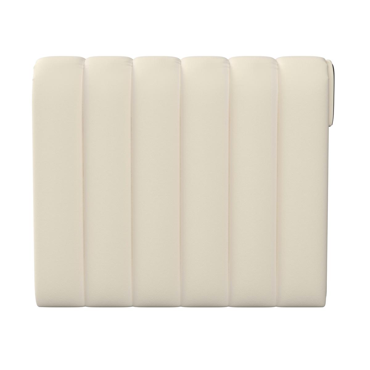 Výsuvná posteľ TASHA 90x200 cm, slonovinová - svetlohnedá/čierna, Modern, drevo/textil (90/200cm) - Bessagi Home