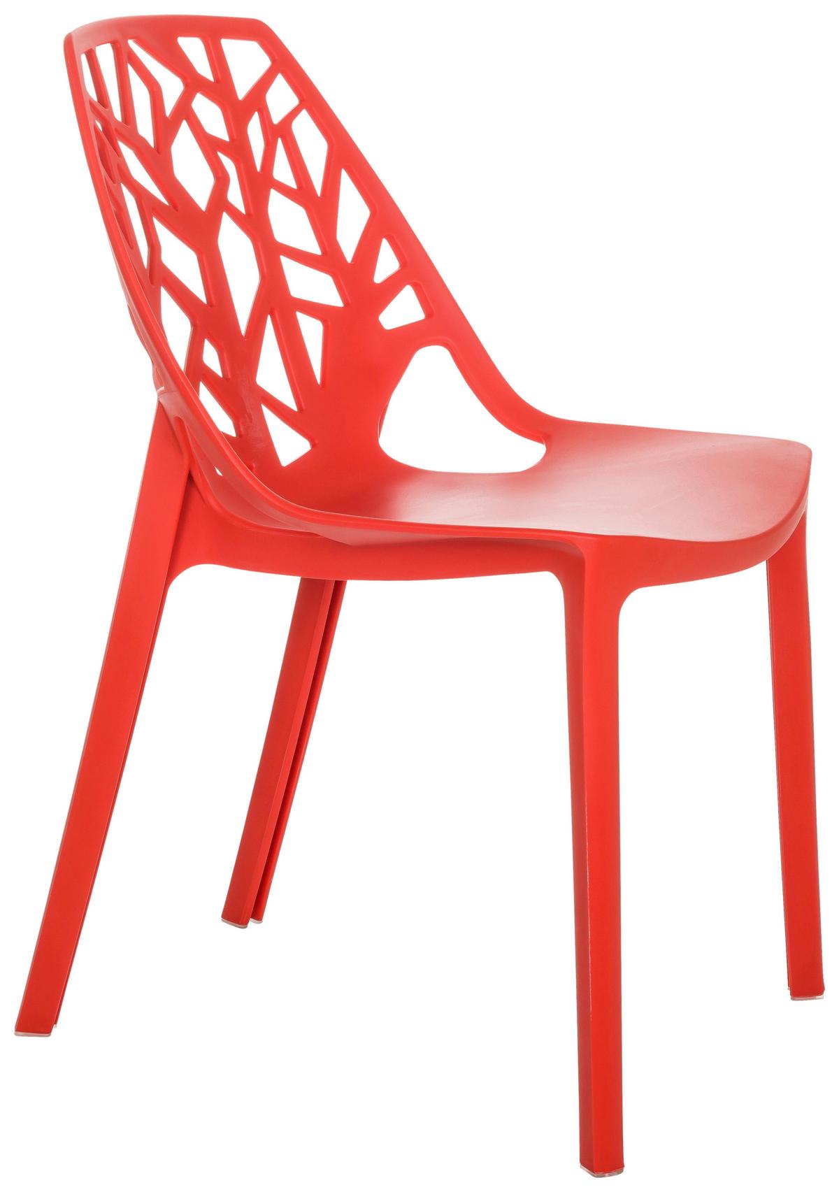 Stuhl Artifo Tri - Rot, Basics, Kunststoff (47/80/56cm) - MID.YOU