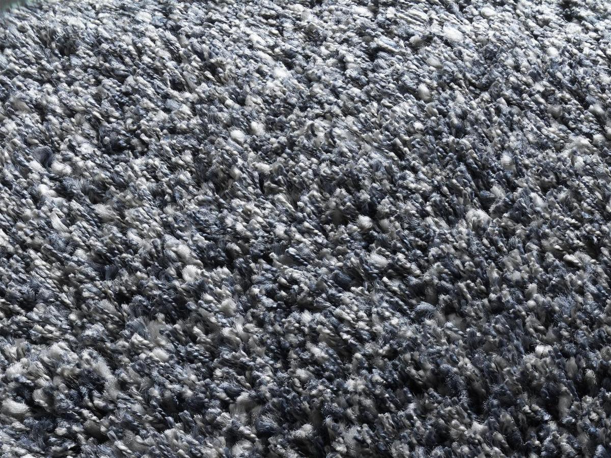 Hochflorteppich Fashion Shaggy Blau/Grau 120x170 cm - Blau/Grau, Basics, Textil (120/170cm) - Novel