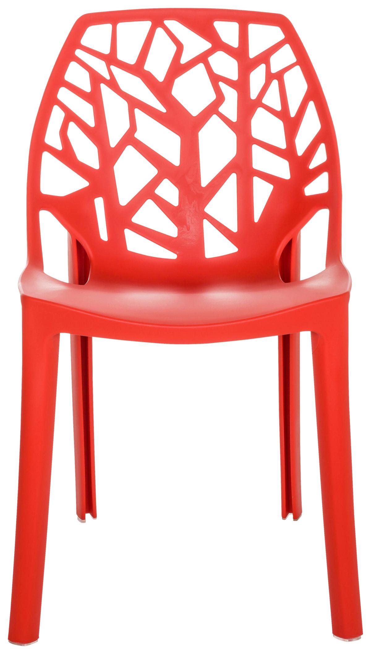 Stuhl Artifo Tri - Rot, Basics, Kunststoff (47/80/56cm) - MID.YOU