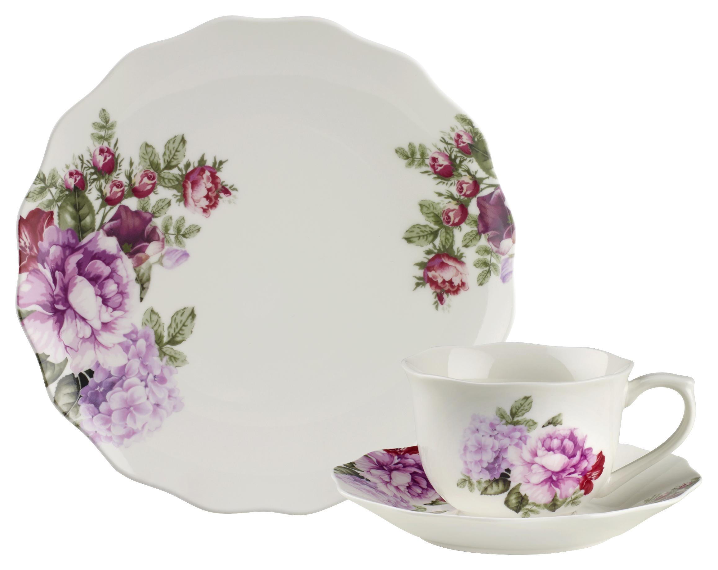 Kávés Szett Rosabella - Színes, romantikus/Landhaus, Kerámia - James Wood