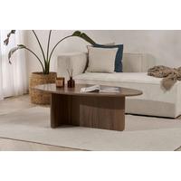 Couchtisch Orba Creme/Walnussfarben L: 120cm - Walnussfarben/Creme, Design, Holzwerkstoff (120/40/65cm) - MID.YOU