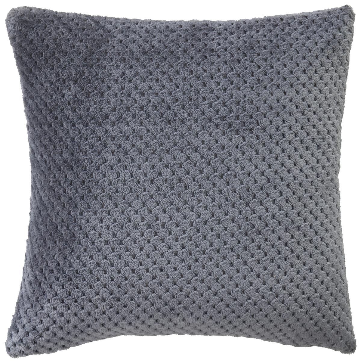 POŤAH NA VANKÚŠ LARS -BASED- - sivá, Konventionell, textil (40/40cm) - Based