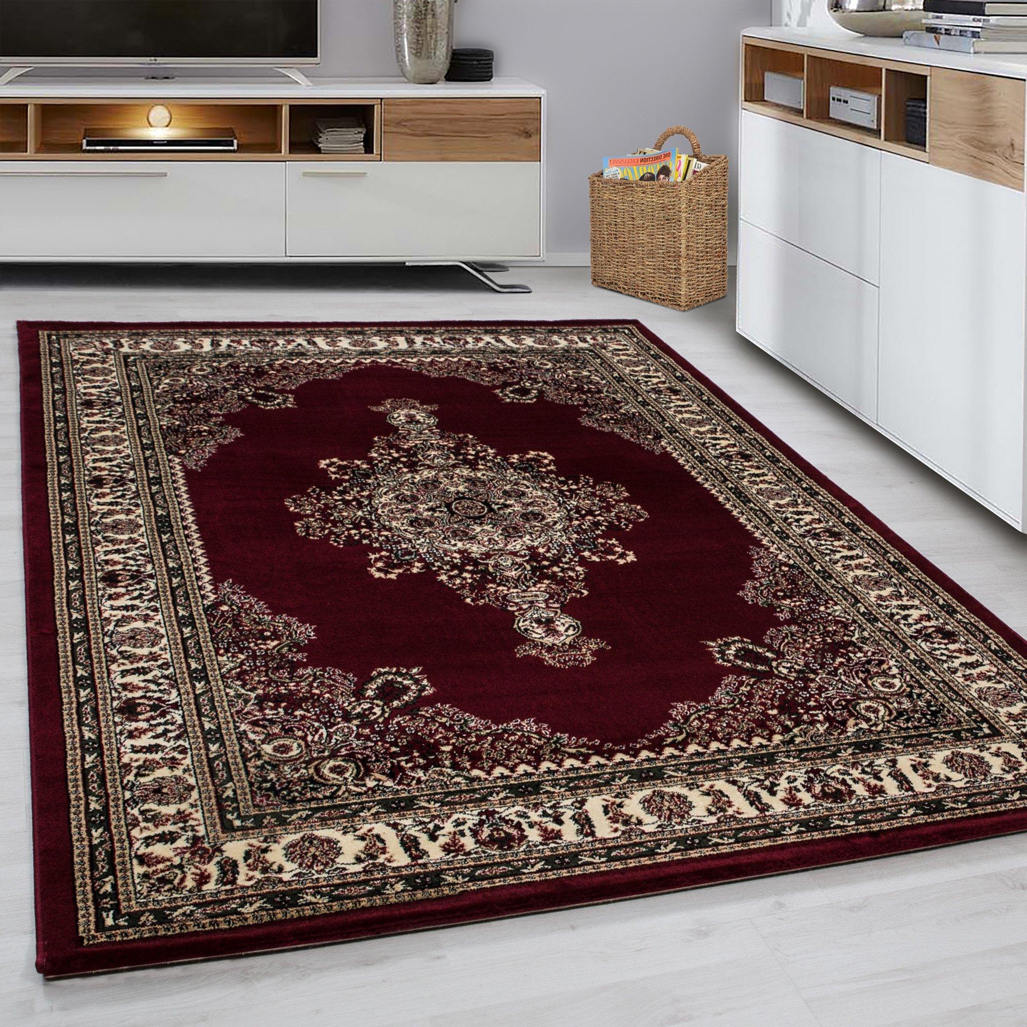 Webteppich Rot Marrakesh 200x290 cm - Rot/Multicolor, KONVENTIONELL, Textil (200/290cm)