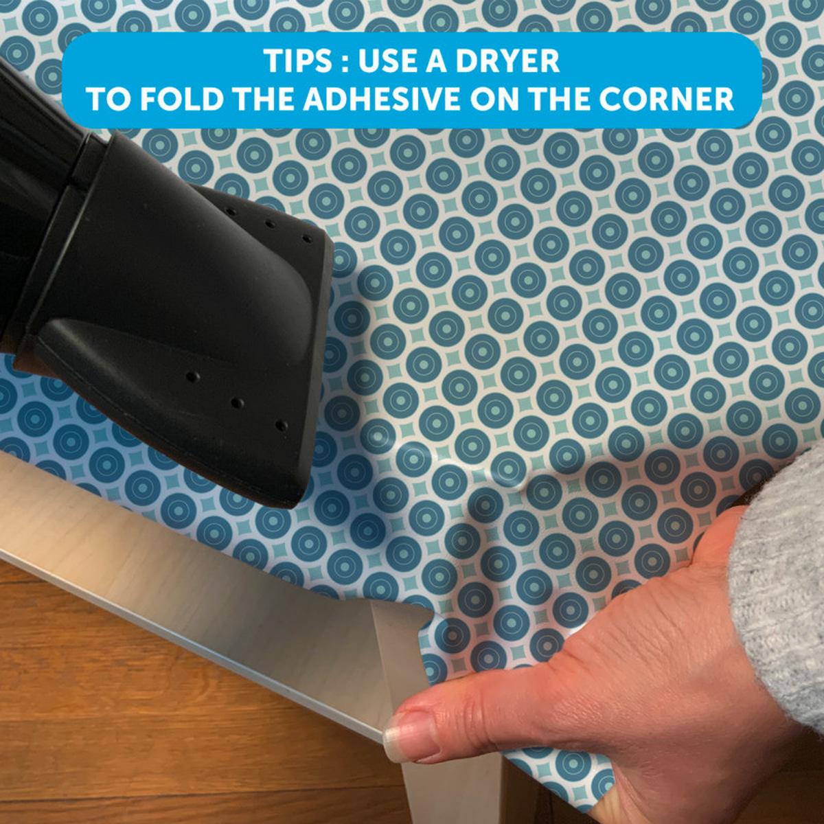 Klebefolie Punkte Blau Awael 45x200 Cm - Blau, Basics (45/200cm)