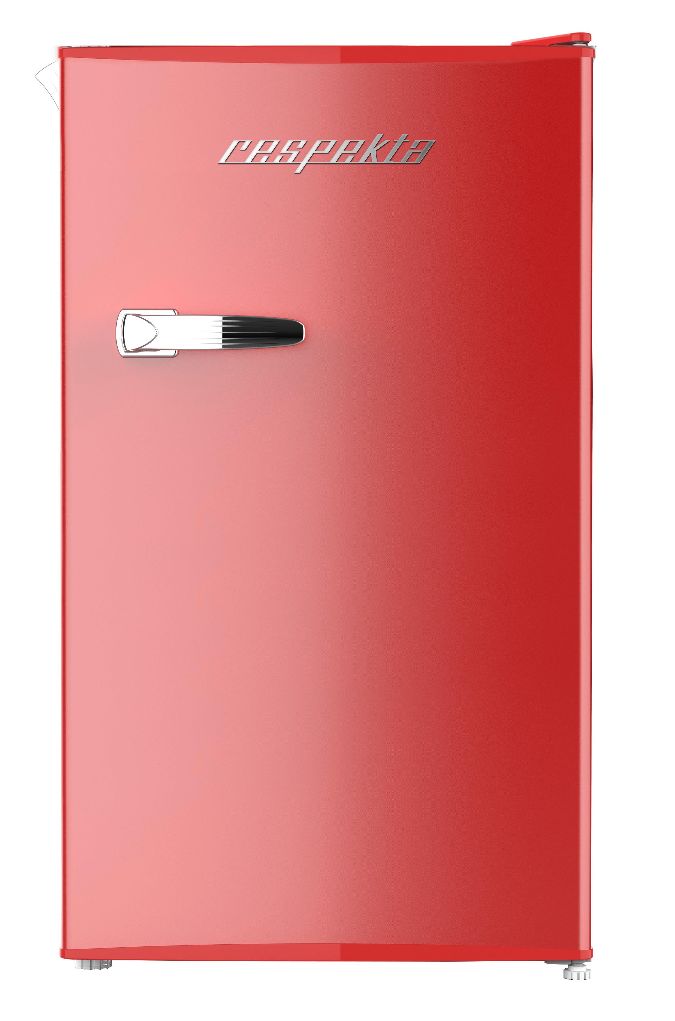 Kühlschrank Respekta Rico - Rot, Trend, Glas/Kunststoff (47,4/83,1/44,7cm) - Respekta