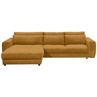 Ecksofa Barura 2S. URC Gelb S: 194/333 cm - Gelb/Schwarz, KONVENTIONELL, Holzwerkstoff/Textil (194/333cm) - MID.YOU