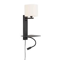 Wandleuchte Florence/wxl/b/1815/w - Weiß, Trend (24/22/52cm) - It's about Romi
