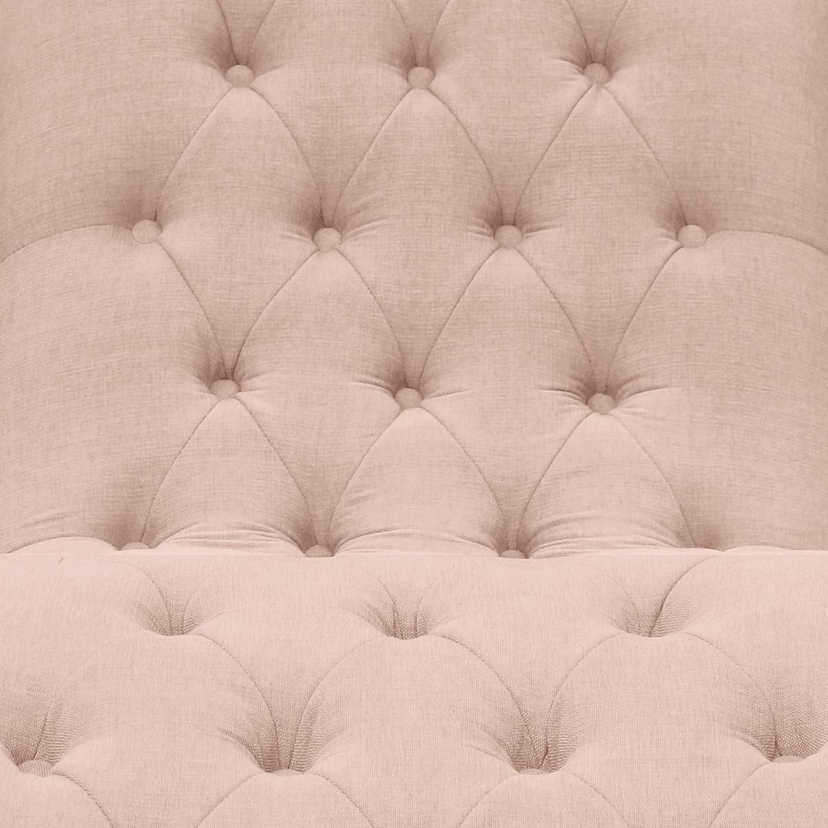 Relaxliege Sofia Rosa B: 67 cm - Schwarz/Rosa, Design, Textil (67/90/159cm) - P & B