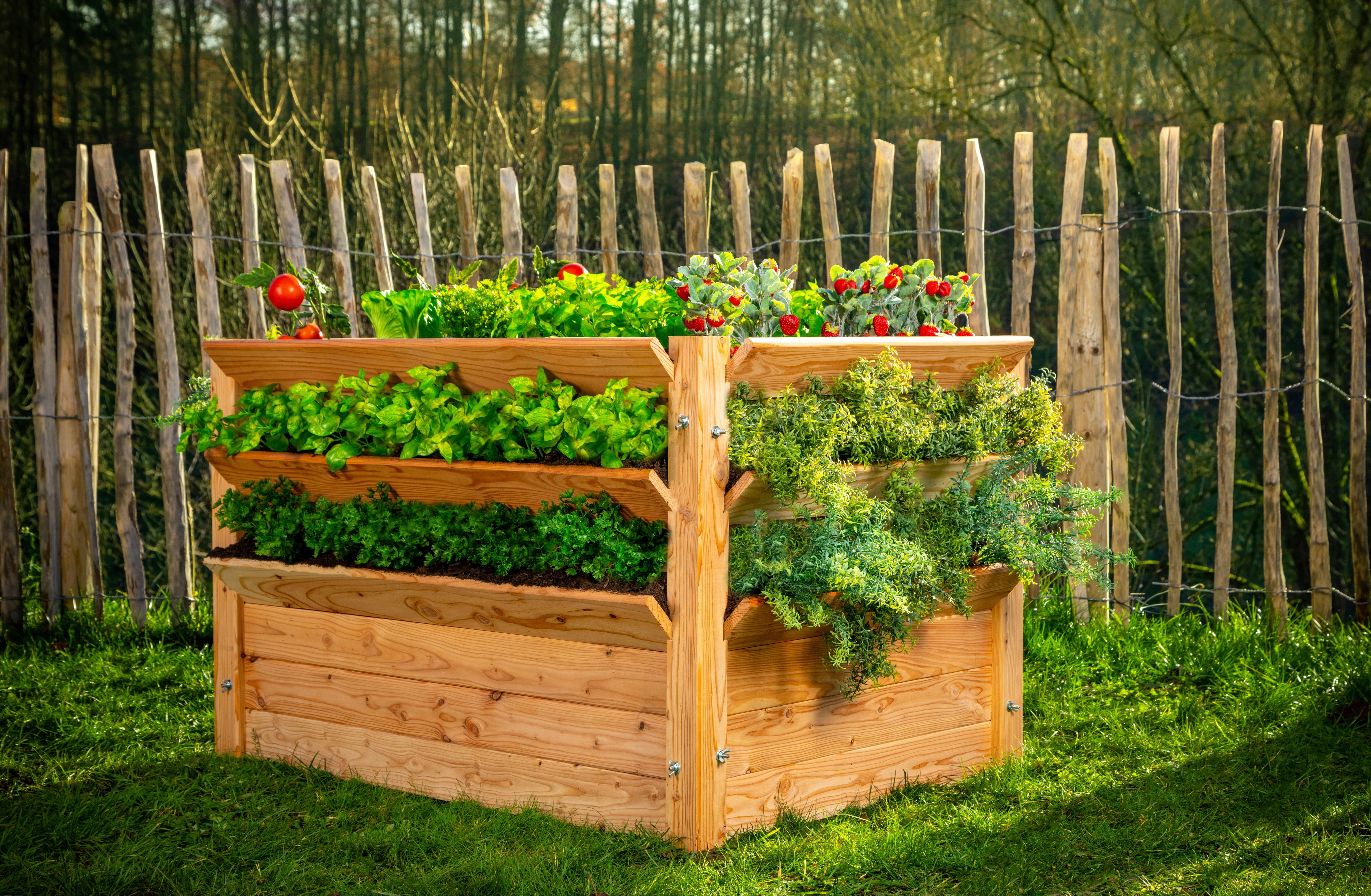 Premium Hochbeet L mit Steck-Schraub-Verbindung