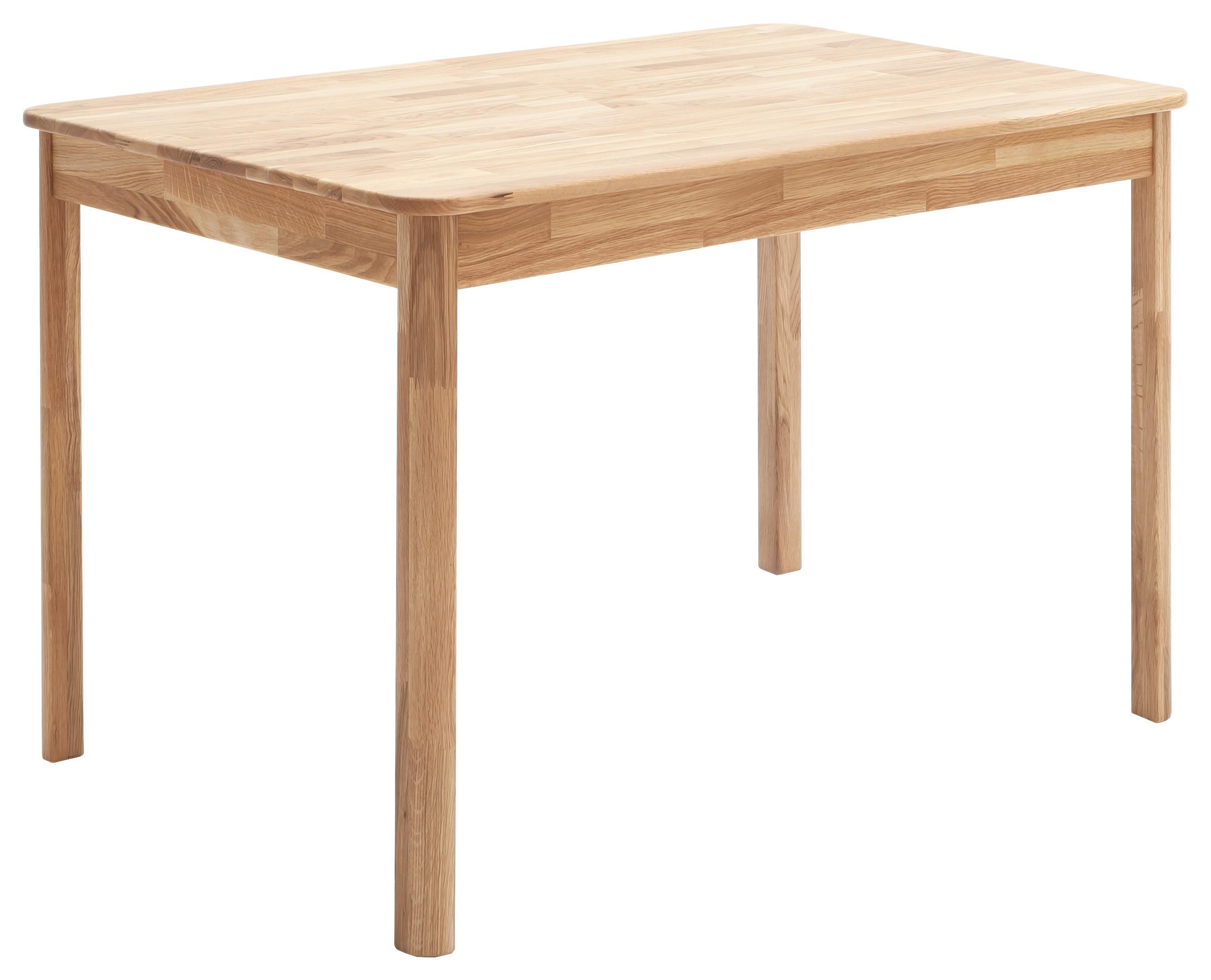 Esstisch Oskar - Wildeiche, KONVENTIONELL, Holz (120/80/76cm) - MID.YOU